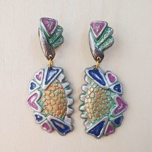 ►Free With Another Bundle ◄ 80s Vintage Handmade Costume Jewellery